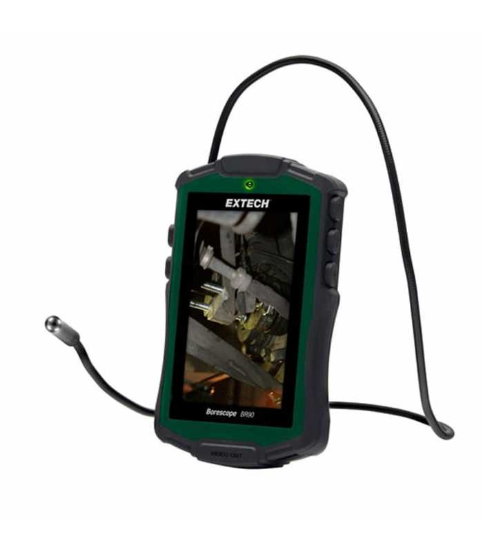Extech BR-90 Borescope Inspection Camera with IP67 8mm Diameter and 77cm Cable